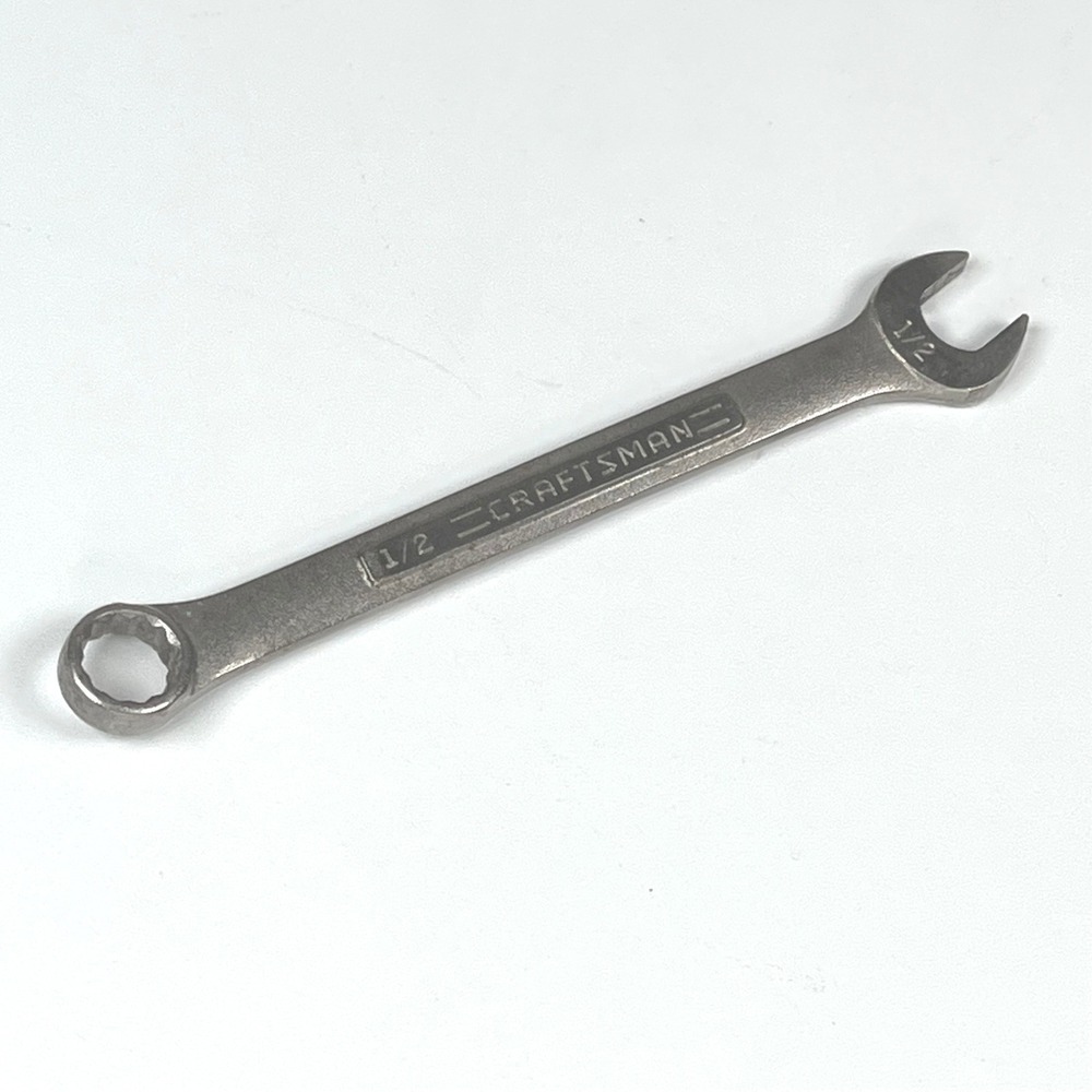 Craftsman 1/2 Inch Combination Wrench Forged in USA VA 44695 12 Point Hand Tool